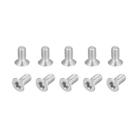 M3x6mm Torx सुरक्षा मशीन शिकंजा 316 स्टेनलेस स्टील काउंटरसन सिर छेड़छाड़ प्रूफ पेंच फास्टनर्स बोल्ट